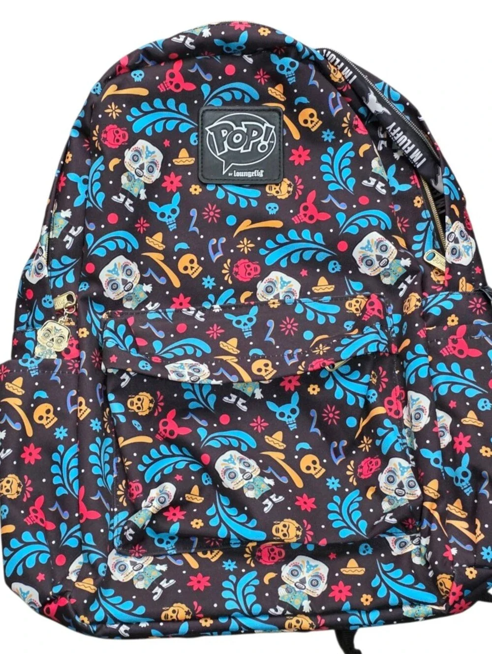 Funko Pop Loungefly Gabriel Fluffy Iglesias Day of the Dead Backpack Sugar Skull